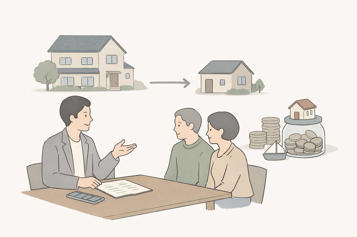 以房養老、留房養老 、大房換小房：財務顧問的「居住財務配置建議」