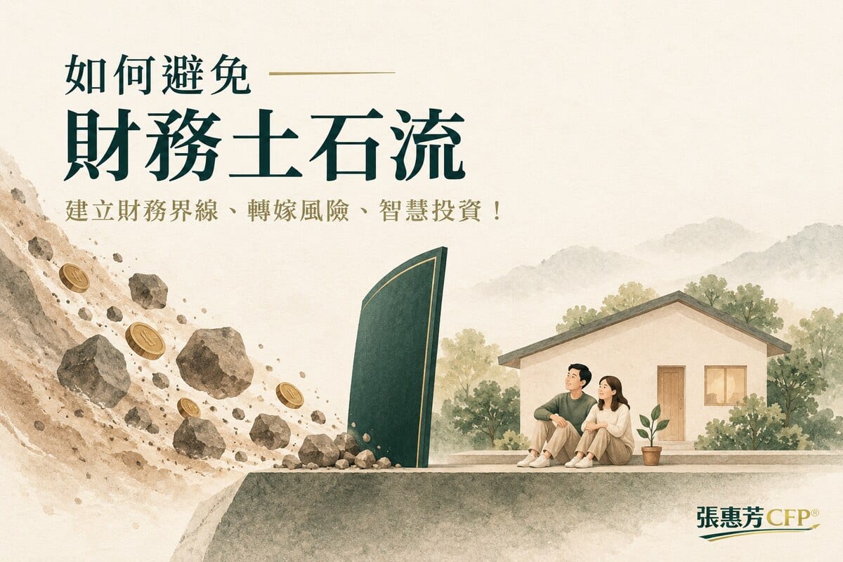 如何避免財務土石流:建立財務界線、轉嫁風險、智慧投資!